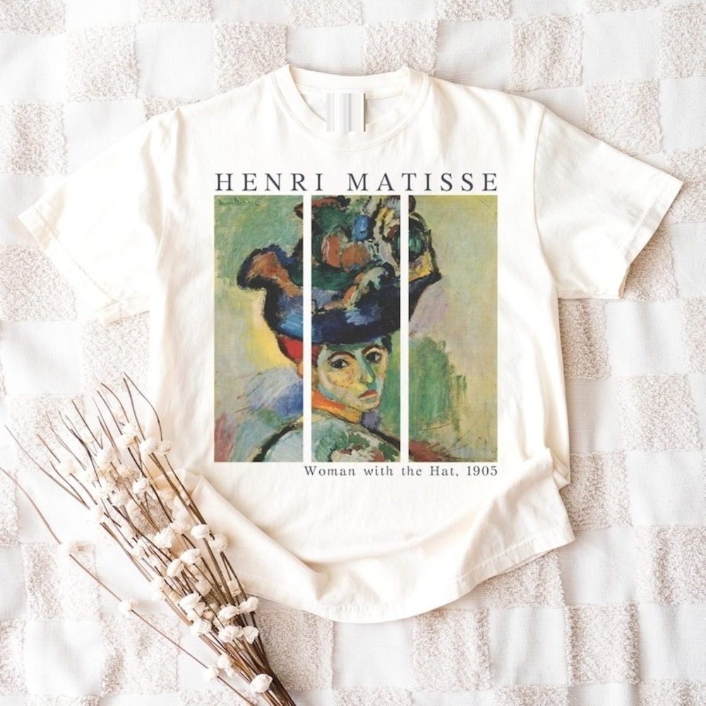 Matisse Shirt, Henri Matisse Art Tee, Woman With The Hat Tshirt